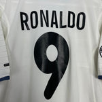 Shop 2000/01 INTER MILAN RONALDO #9 AWAY SHIRT (M) NIKE, classic football shirts, vintage football shirts & retro soccer jerseys at Cult Kits