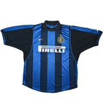 Buy 2000/01 Inter Milan Ronaldo 9 Home Shirt (L) Nike ~ Free worldwide shipping available ~ Authentic Vintage Football Shirts from Cult Kits