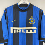 2000/01 INTER MILAN RONALDO 9 HOME SHIRT (XL) NIKE - Cult Kits - XL - Buy Vintage Football Shirts, Authentic Retro Football Shirts For Sale, Classic Football Shirts & Soccer Jersey
