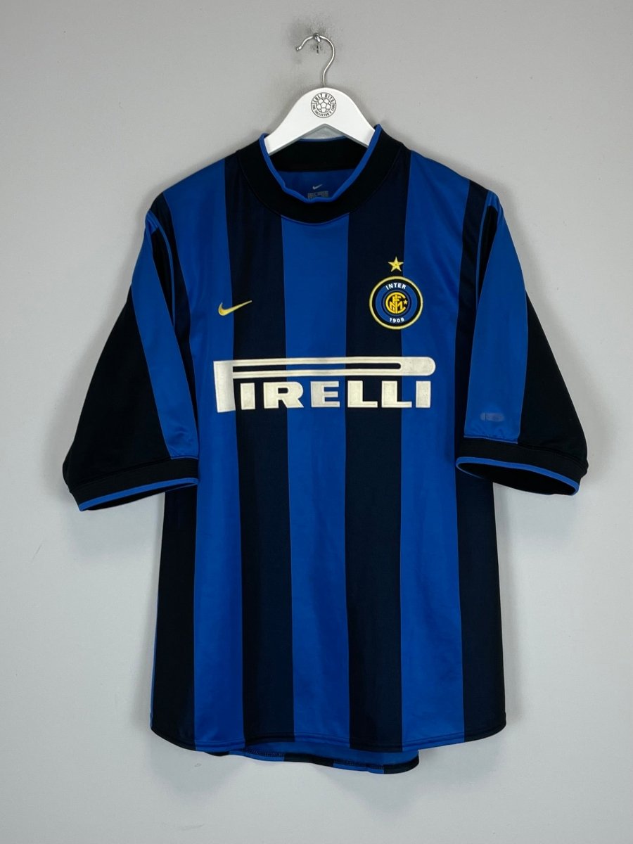 2000/01 INTER MILAN RONALDO 9 HOME SHIRT (XL) NIKE - Cult Kits - XL - Buy Vintage Football Shirts, Authentic Retro Football Shirts For Sale, Classic Football Shirts & Soccer Jersey