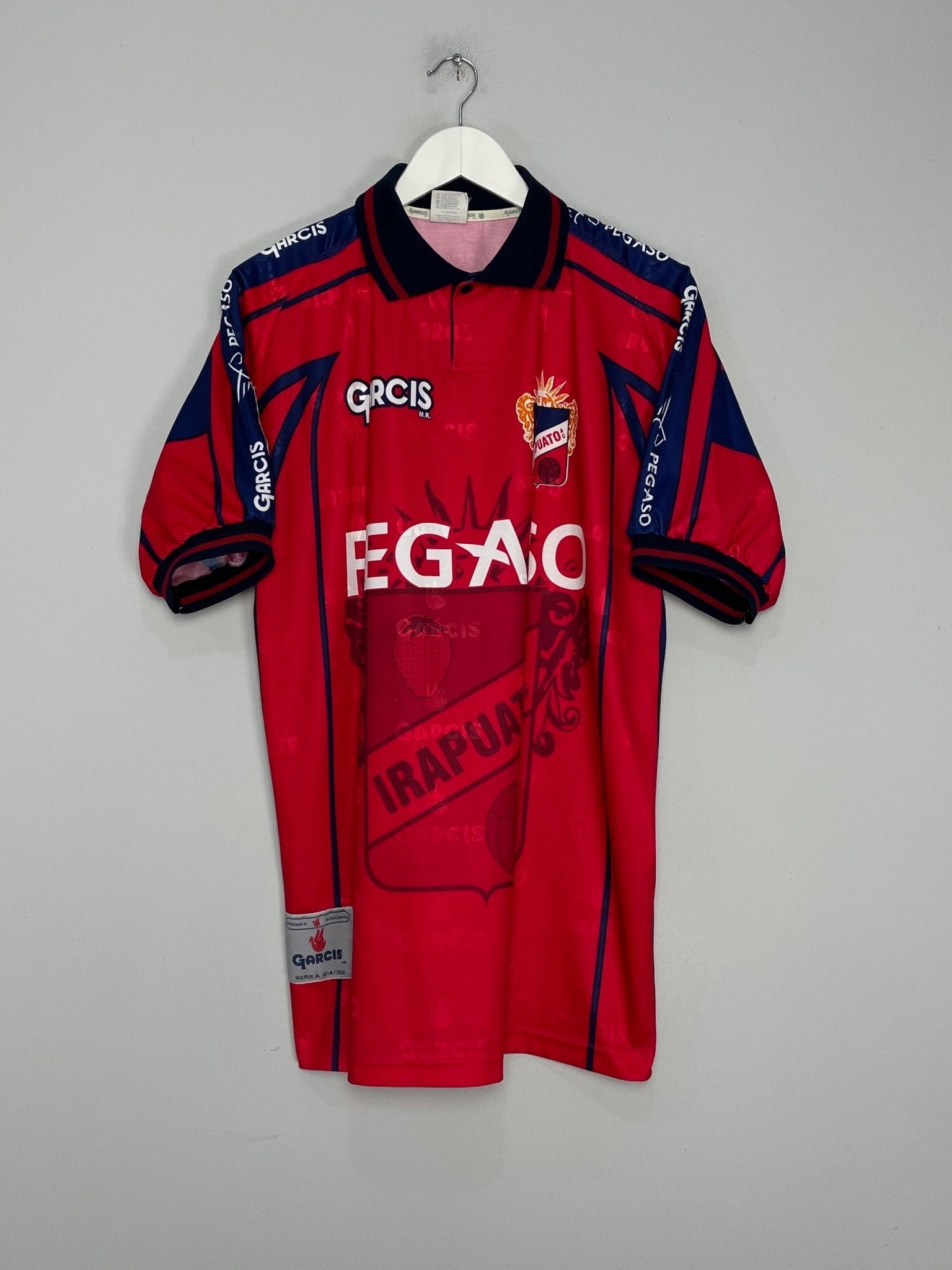 Shop 2000/01 IRAPUATO HOME SHIRT (XL) GARCIS, classic football shirts, vintage football shirts & retro soccer jerseys at Cult Kits