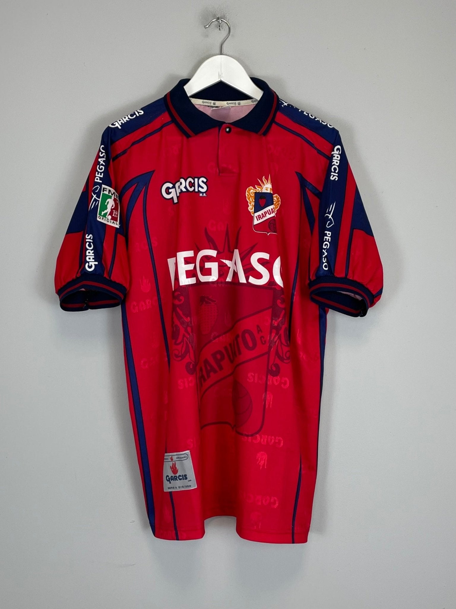 Shop 2000/01 IRAPUATO HOME SHIRT (XL) GARCIS, classic football shirts, vintage football shirts & retro soccer jerseys at Cult Kits
