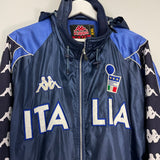Shop 2000/01 ITALY JACKET (XXL) KAPPA, classic football shirts, vintage football shirts & retro soccer jerseys at Cult Kits