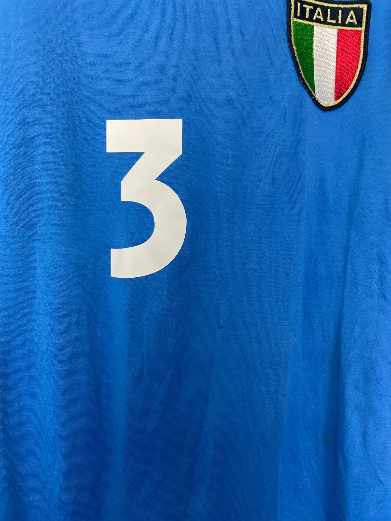 Shop 2000/01 ITALY MALDINI #3 HOME SHIRT (M) KAPPA, classic football shirts, vintage football shirts & retro soccer jerseys at Cult Kits