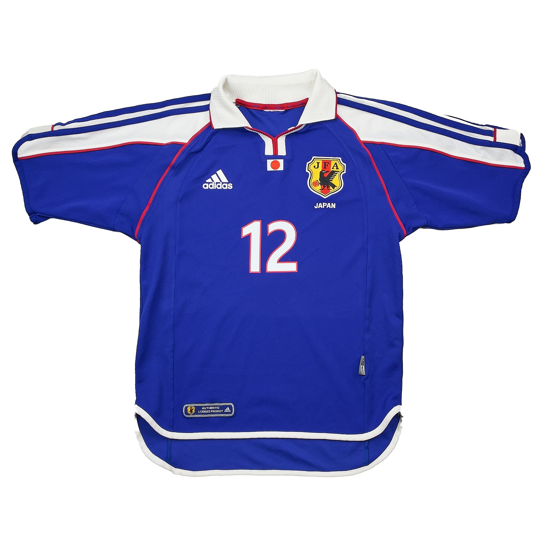 Buy 2000/01 Japan Fukuyama 12 Home Shirt (S) Adidas ~ Free worldwide shipping available ~ Authentic Vintage Football Shirts from Cult Kits