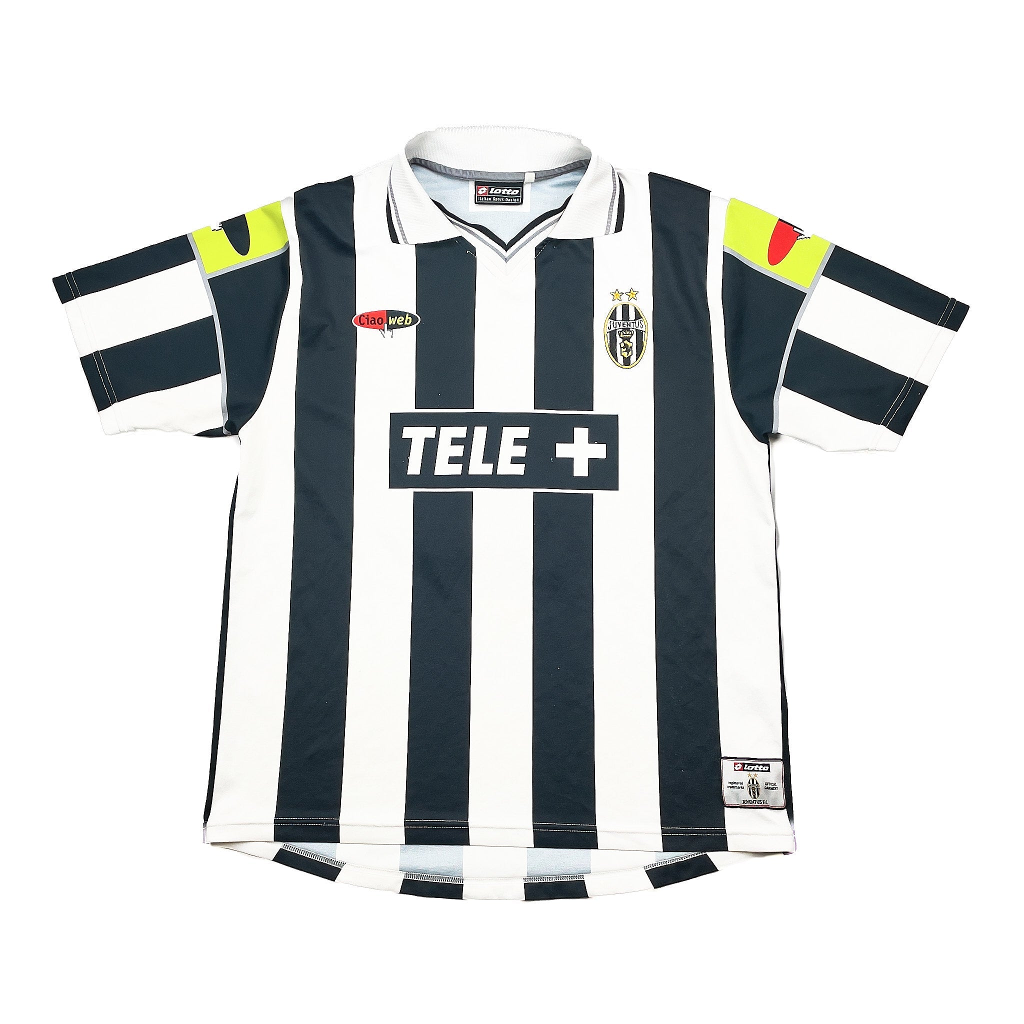 2000/01 Juventus Del Piero #10 Home Shirt (M) Lotto / Ciaoweb