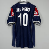 Shop 2000/01 JUVENTUS DEL PIERO #10 THIRD SHIRT (L) LOTTO, classic football shirts, vintage football shirts & retro soccer jerseys at Cult Kits