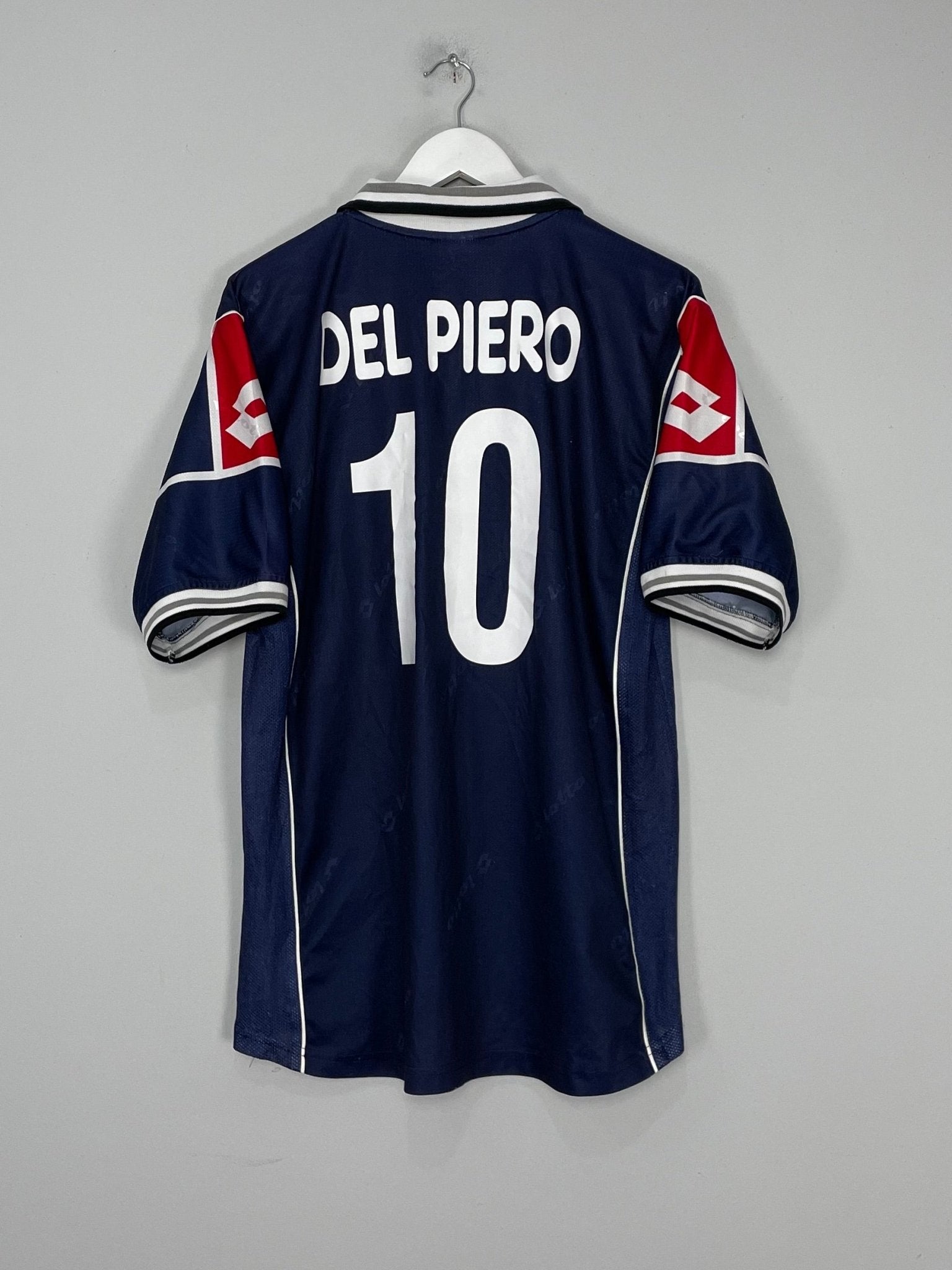 Shop 2000/01 JUVENTUS DEL PIERO #10 THIRD SHIRT (L) LOTTO, classic football shirts, vintage football shirts & retro soccer jerseys at Cult Kits