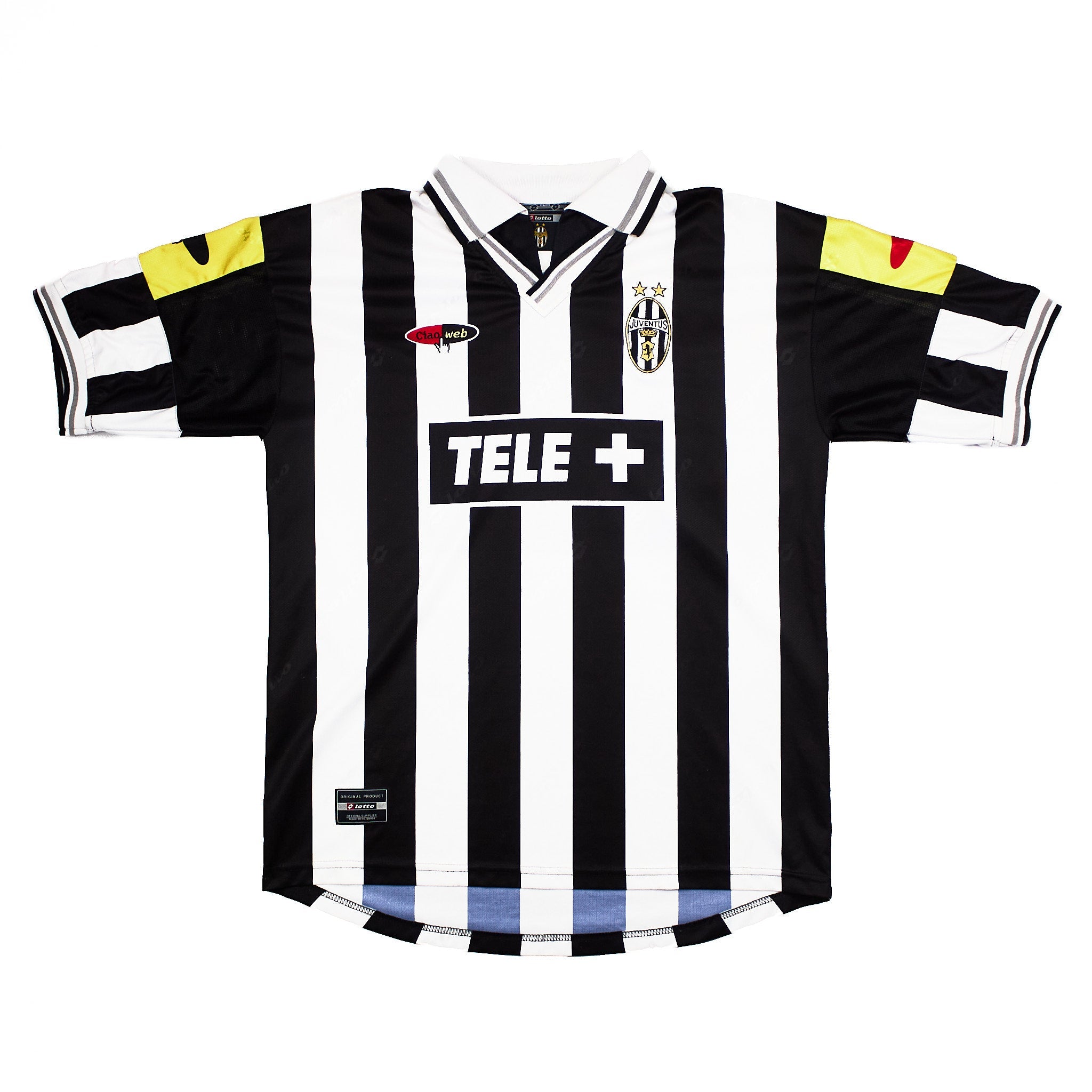 Buy 2000/01 Juventus Home Shirt (XL) Lotto ~ Free worldwide shipping ~ Authentic Vintage Football Shirts from Cult Kits