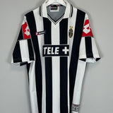 2000/01 JUVENTUS HYUGA 18 HOME SHIRT (XL) LOTTO - Cult Kits - XL - Buy Vintage Football Shirts, Authentic Retro Football Shirts For Sale, Classic Football Shirts & Soccer Jersey
