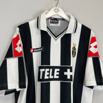 2000/01 JUVENTUS HYUGA 18 HOME SHIRT (XL) LOTTO - Cult Kits - XL - Buy Vintage Football Shirts, Authentic Retro Football Shirts For Sale, Classic Football Shirts & Soccer Jersey