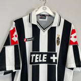 2000/01 JUVENTUS HYUGA 18 HOME SHIRT (XL) LOTTO - Cult Kits - XL - Buy Vintage Football Shirts, Authentic Retro Football Shirts For Sale, Classic Football Shirts & Soccer Jersey