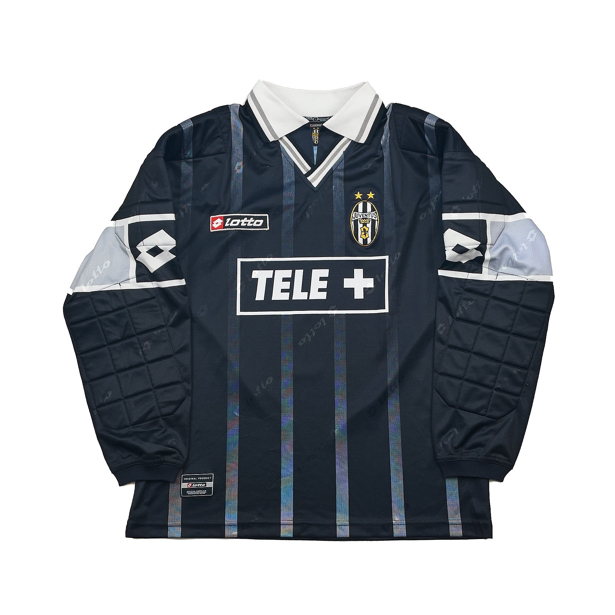 Buy 2000/01 Juventus Van Der Sar 1 GK Shirt (M) Lotto ~ Free worldwide shipping ~ Authentic Vintage Football Shirts from Cult Kits