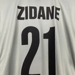 Shop 2000/01 JUVENTUS ZIDANE #21 AWAY SHIRT (L) LOTTO, classic football shirts, vintage football shirts & retro soccer jerseys at Cult Kits