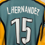 Shop 2000/01 LA GALAXY L.HERNANDEZ #15 HOME SHIRT (L) NIKE, classic football shirts, vintage football shirts & retro soccer jerseys at Cult Kits