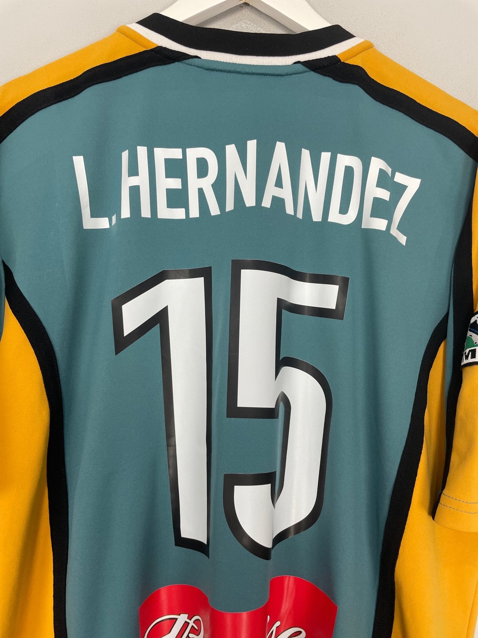 Shop 2000/01 LA GALAXY L.HERNANDEZ #15 HOME SHIRT (L) NIKE, classic football shirts, vintage football shirts & retro soccer jerseys at Cult Kits
