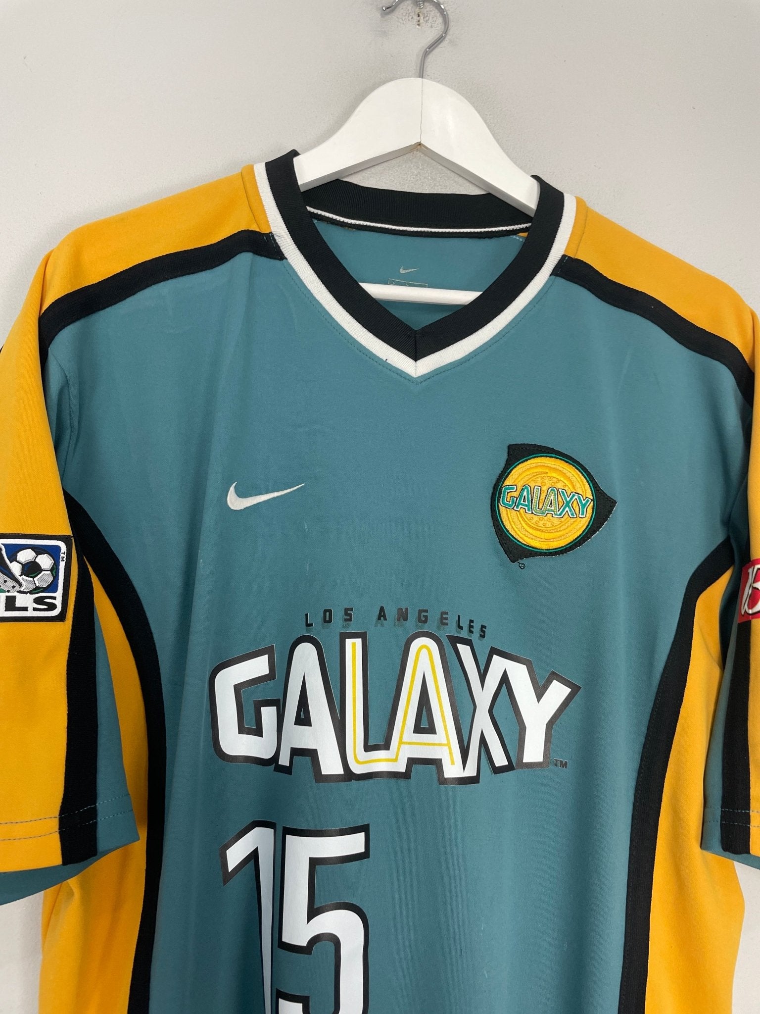 Shop 2000/01 LA GALAXY L.HERNANDEZ #15 HOME SHIRT (L) NIKE, classic football shirts, vintage football shirts & retro soccer jerseys at Cult Kits