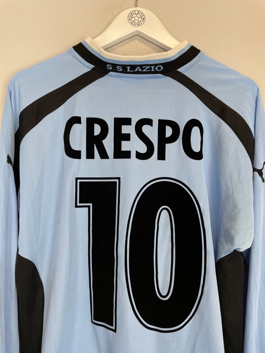 2000/01 LAZIO CRESPO 10 L/S HOME SHIRT (XL) PUMA - Cult Kits - XL - Buy Vintage Football Shirts, Authentic Retro Football Shirts For Sale, Classic Football Shirts & Soccer Jersey