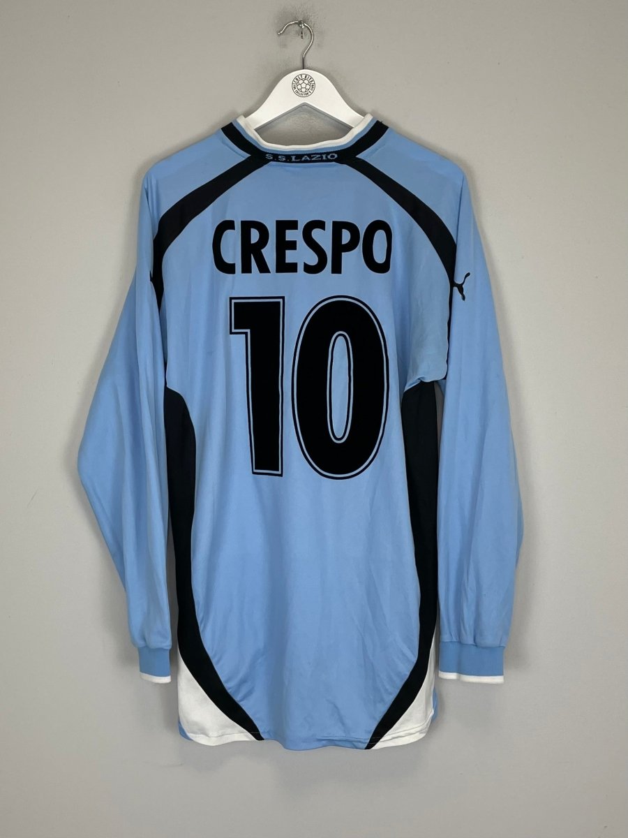 2000/01 LAZIO CRESPO 10 L/S HOME SHIRT (XL) PUMA - Cult Kits - XL - Buy Vintage Football Shirts, Authentic Retro Football Shirts For Sale, Classic Football Shirts & Soccer Jersey