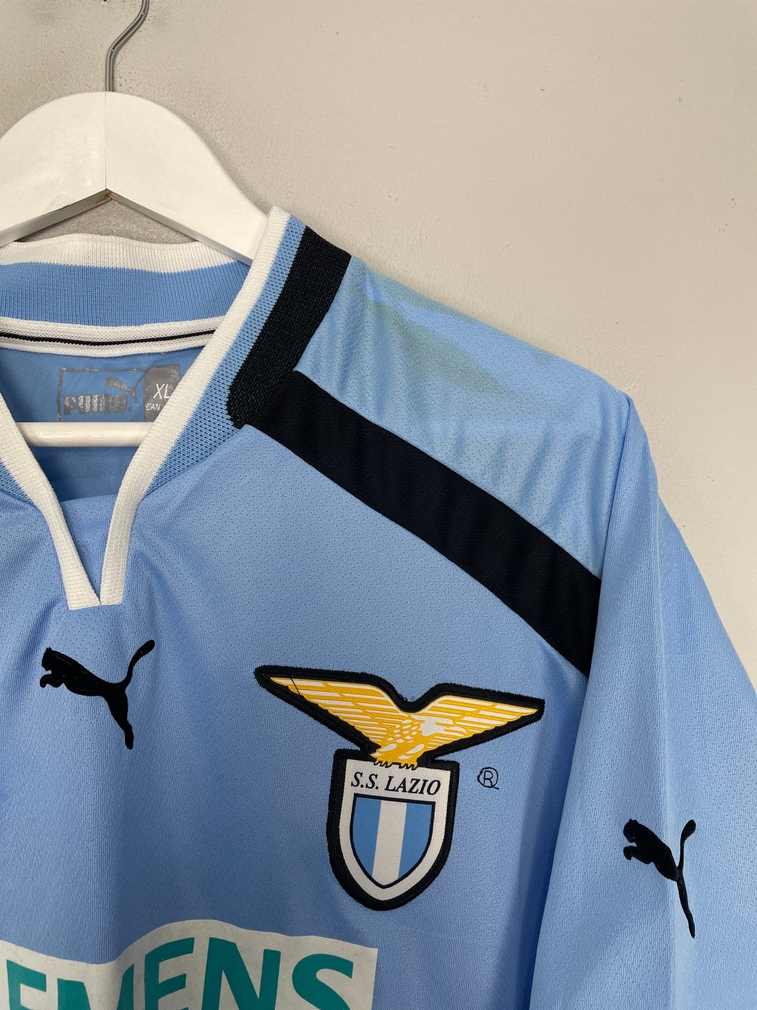 Shop 2000/01 LAZIO HOME SHIRT (XL) PUMA, classic football shirts, vintage football shirts & retro soccer jerseys at Cult Kits