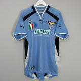 Shop 2000/01 LAZIO HOME SHIRT (XL) PUMA, classic football shirts, vintage football shirts & retro soccer jerseys at Cult Kits