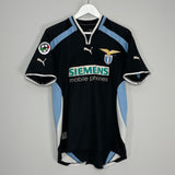 Shop 2000/01 LAZIO NEDVED #18 AWAY SHIRT (M) PUMA, classic football shirts, vintage football shirts & retro soccer jerseys at Cult Kits