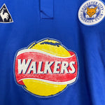 Shop 2000/01 LEICESTER CITY #5 HOME SHIRT (M) LE COQ, classic football shirts, vintage football shirts & retro soccer jerseys at Cult Kits