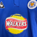 Shop 2000/01 LEICESTER CITY #5 HOME SHIRT (M) LE COQ, classic football shirts, vintage football shirts & retro soccer jerseys at Cult Kits