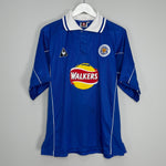 Shop 2000/01 LEICESTER CITY HOME SHIRT (L) LE COQ SPORTIF, classic football shirts, vintage football shirts & retro soccer jerseys at Cult Kits