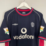 Shop 2000/01 MANCHESTER UNITED BECKHAM #7 THIRD SHIRT (L) UMBRO, classic football shirts, vintage football shirts & retro soccer jerseys at Cult Kits