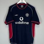 2000/01 MANCHESTER UNITED BECKHAM 7 THIRD SHIRT (M) UMBRO - Cult Kits - Medium - Buy Vintage Football Shirts, Authentic Retro Football Shirts For Sale, Classic Football Shirts & Soccer Jersey