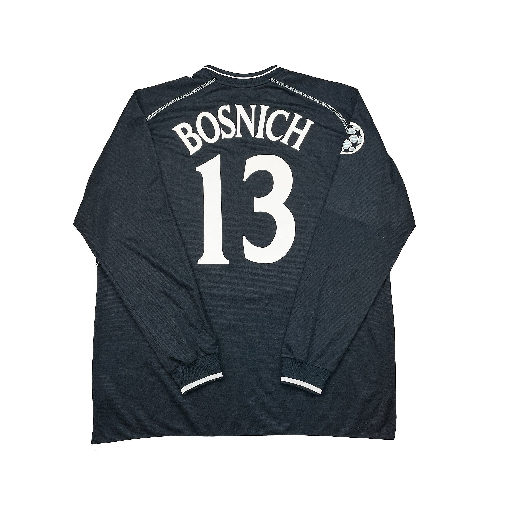 Buy 2000/01 MANCHESTER UNITED BOSNICH 13 *MATCH ISSUE* C/L GK SHIRT (XXL) UMBRO ~ Free worldwide shipping available ~ Authentic Vintage Football Shirts from Cult Kits