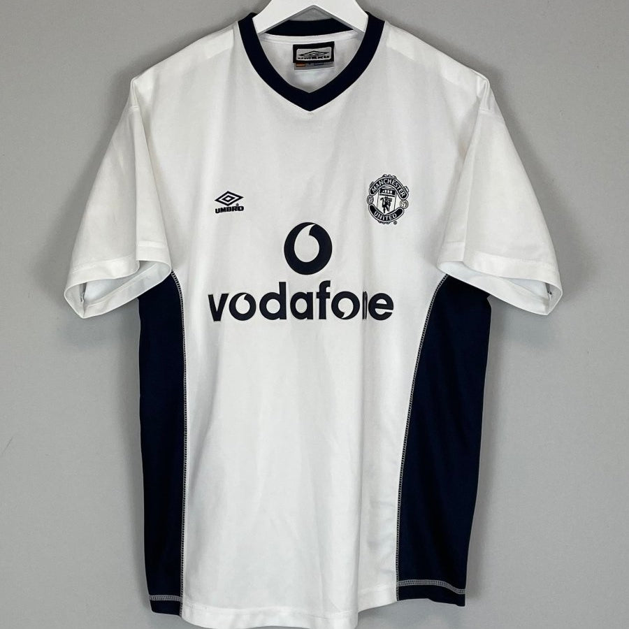 2000/01 MANCHESTER UNITED TRAINING SHIRT (M) UMBRO - Cult Kits - Medium - Buy Vintage Football Shirts, Authentic Retro Football Shirts For Sale, Classic Football Shirts & Soccer Jersey