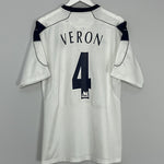 Shop 2000/01 MANCHESTER UNITED VERON #4 AWAY SHIRT (M) UMBRO, classic football shirts, vintage football shirts & retro soccer jerseys at Cult Kits