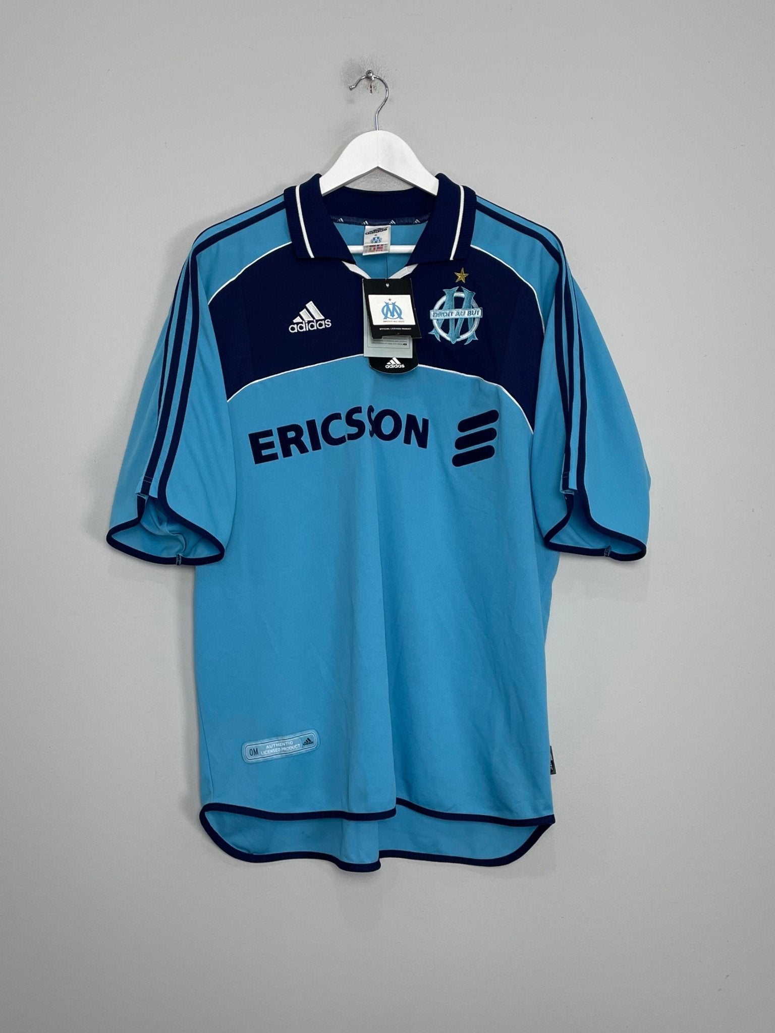 Shop 2000/01 MARSEILLE *BNWT* THIRD SHIRT (XL) ADIDAS, classic football shirts, vintage football shirts & retro soccer jerseys at Cult Kits