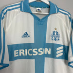 Shop 2000/01 MARSEILLE HOME SHIRT (XL) ADIDAS, classic football shirts, vintage football shirts & retro soccer jerseys at Cult Kits