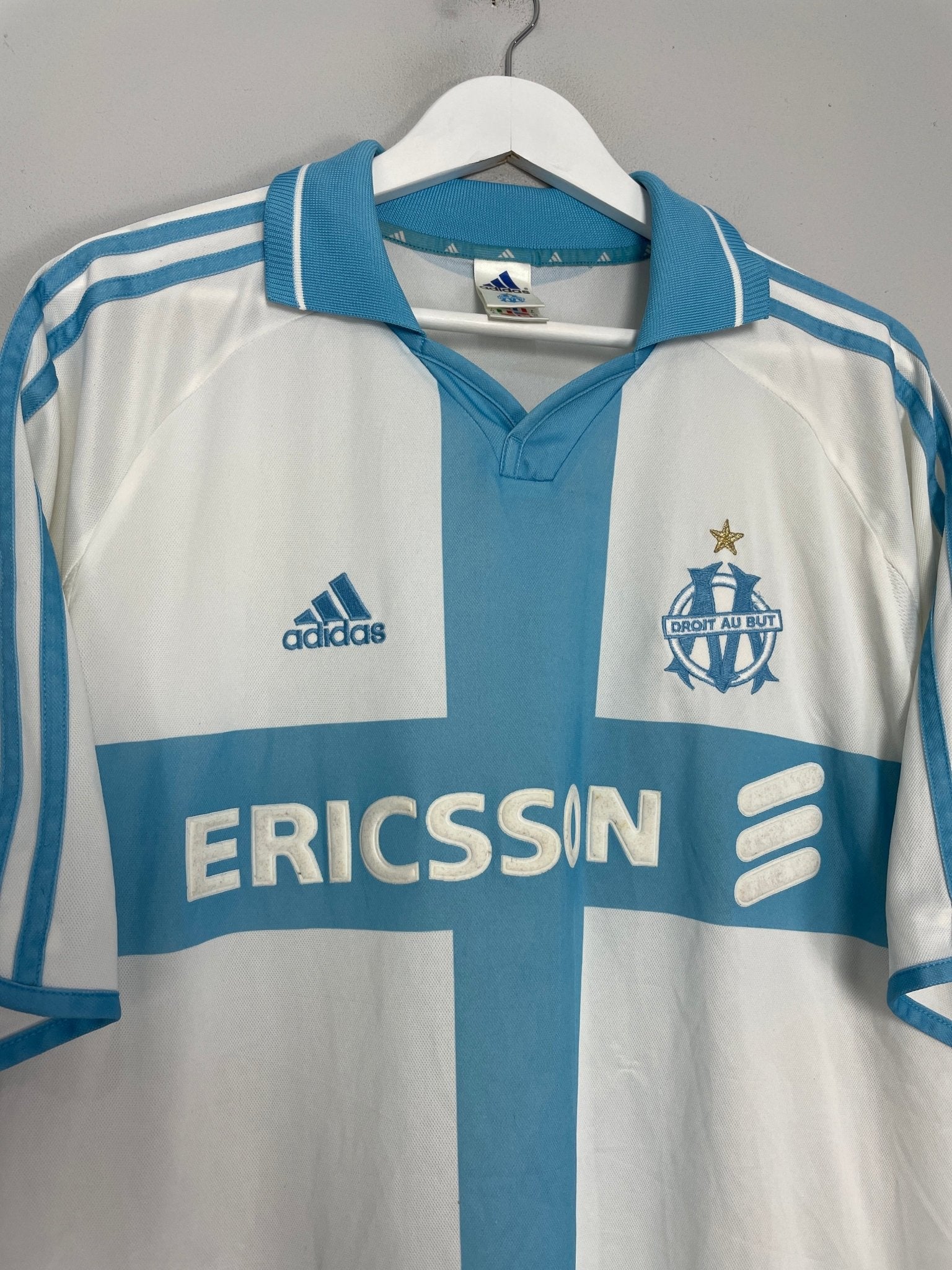Shop 2000/01 MARSEILLE HOME SHIRT (XL) ADIDAS, classic football shirts, vintage football shirts & retro soccer jerseys at Cult Kits