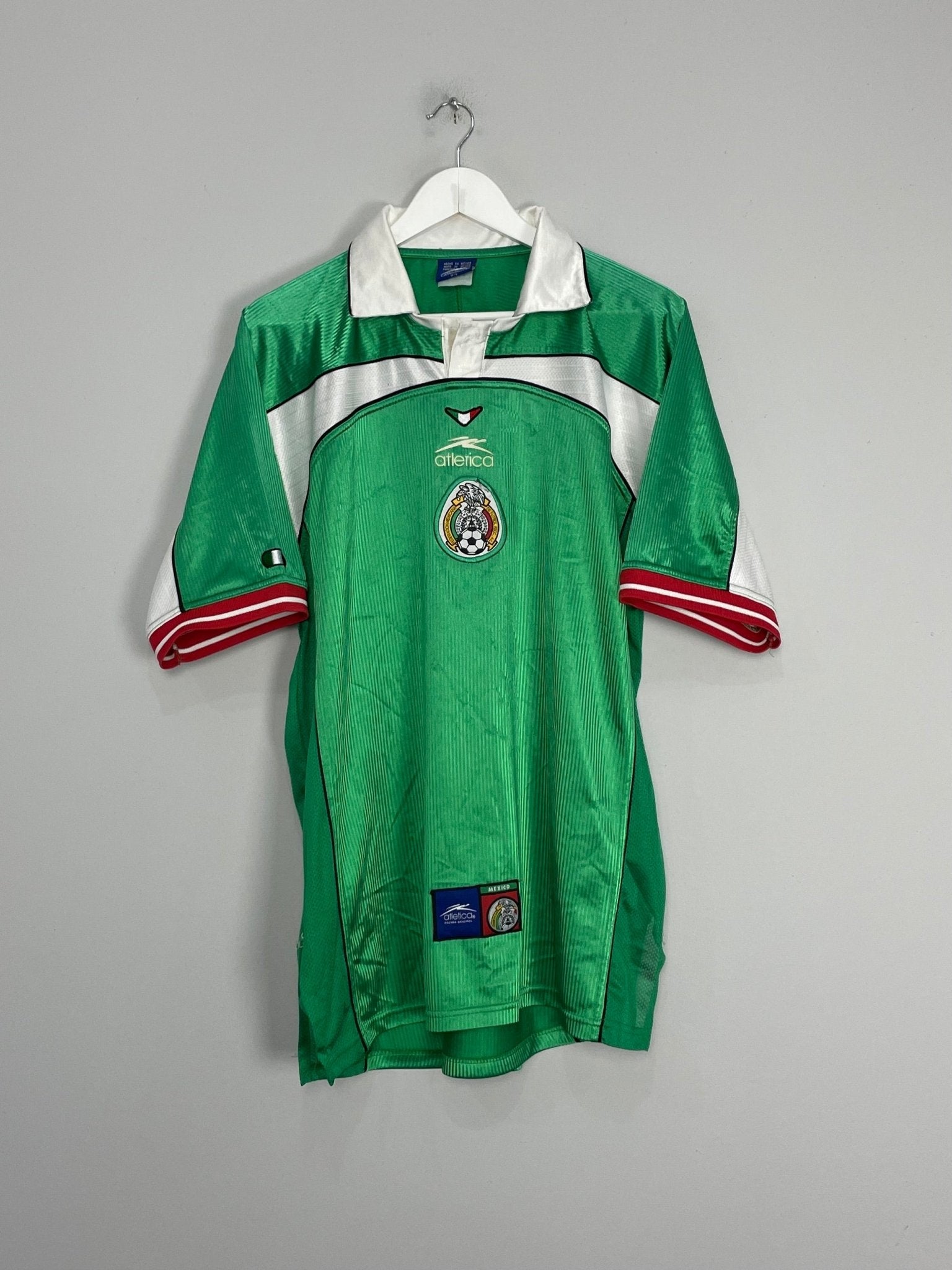 Shop 2000/01 MEXICO HOME SHIRT (L) ATLETICA, classic football shirts, vintage football shirts & retro soccer jerseys at Cult Kits