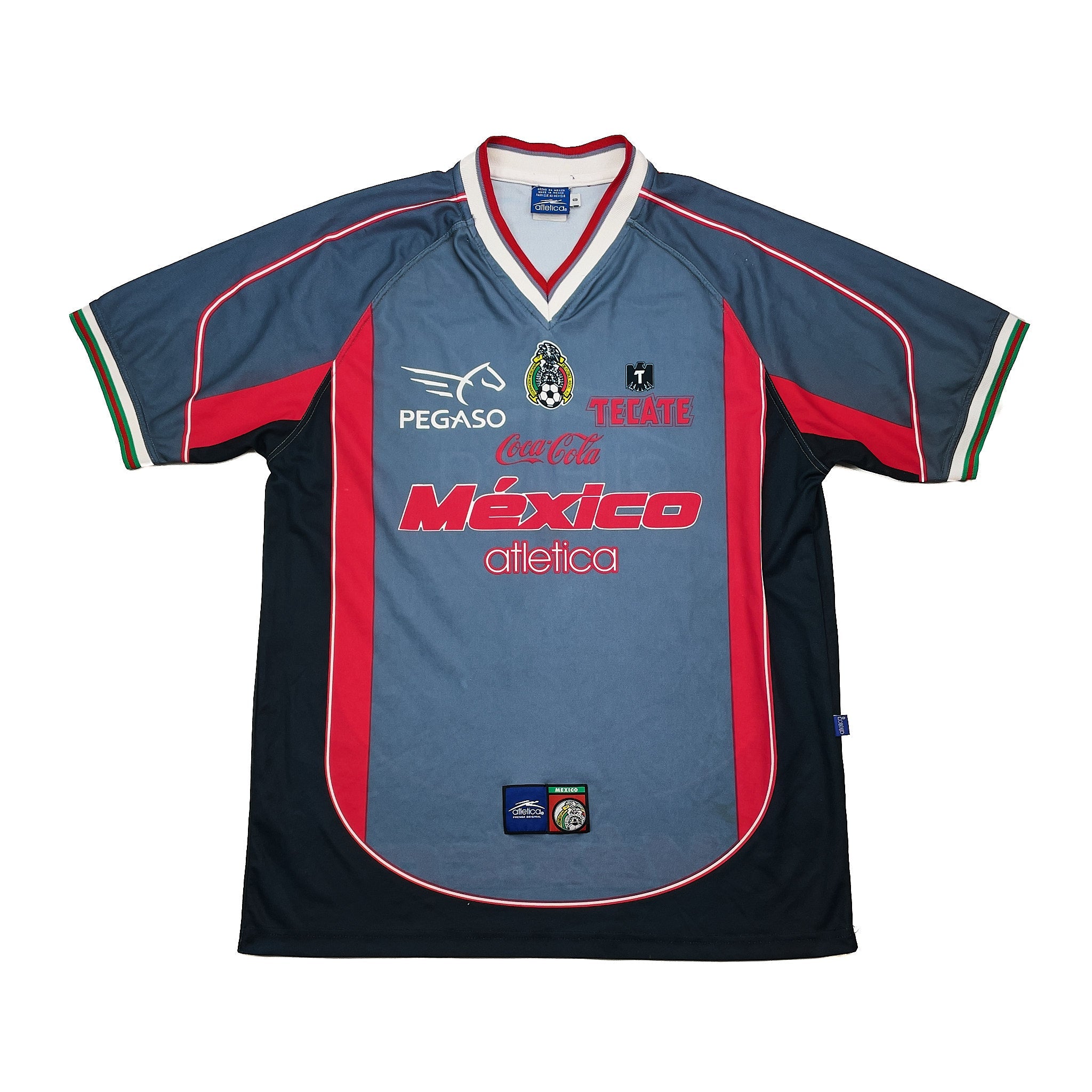 Buy 2000/01 Mexico Training Shirt (L) Atletica ~ Free worldwide shipping ~ Authentic Vintage Football Shirts from Cult Kits