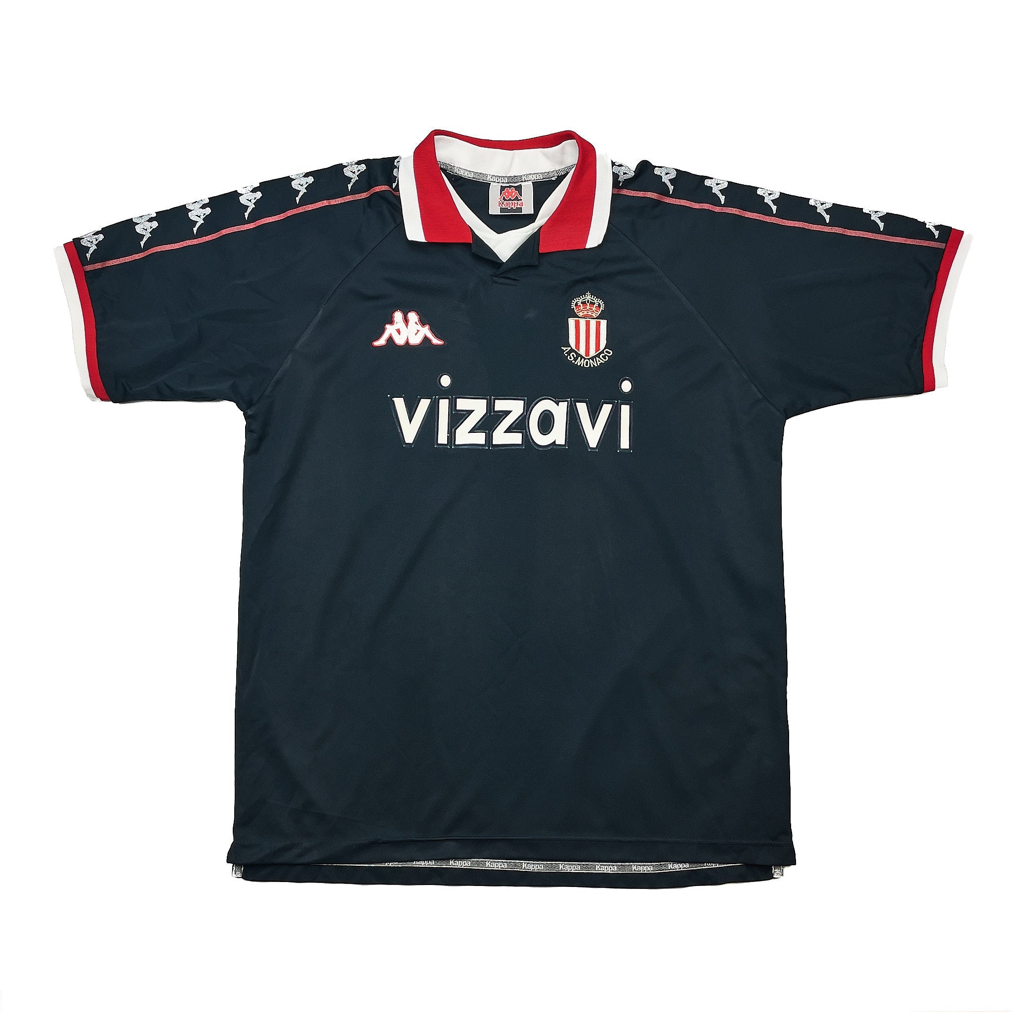 Buy 2000/01 Monaco Away Shirt (XL) Kappa ~ Free worldwide shipping available ~ Authentic Vintage Football Shirts from Cult Kits