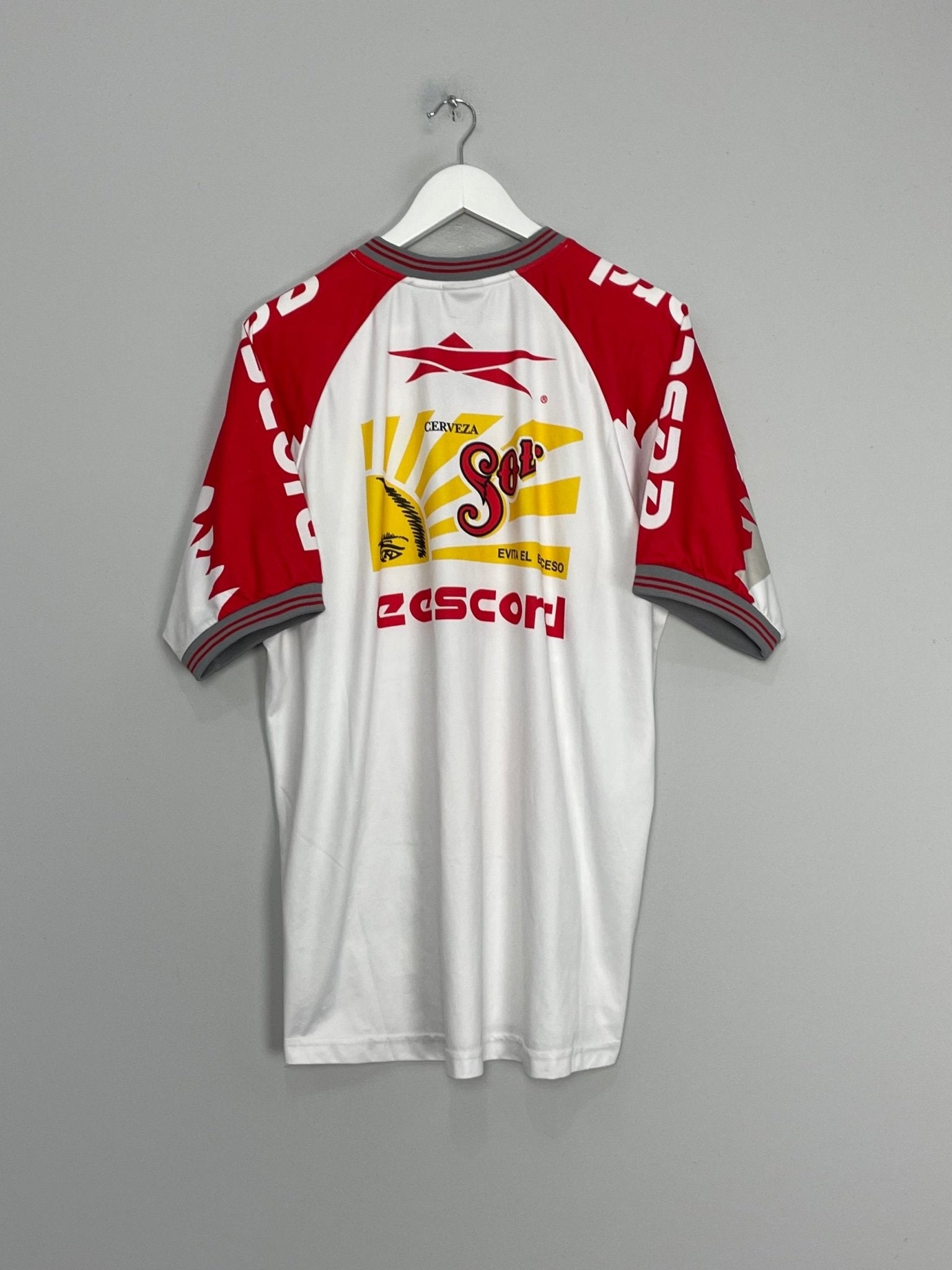 Shop 2000/01 NECAXA HOME SHIRT (L) EESCORD, classic football shirts, vintage football shirts & retro soccer jerseys at Cult Kits
