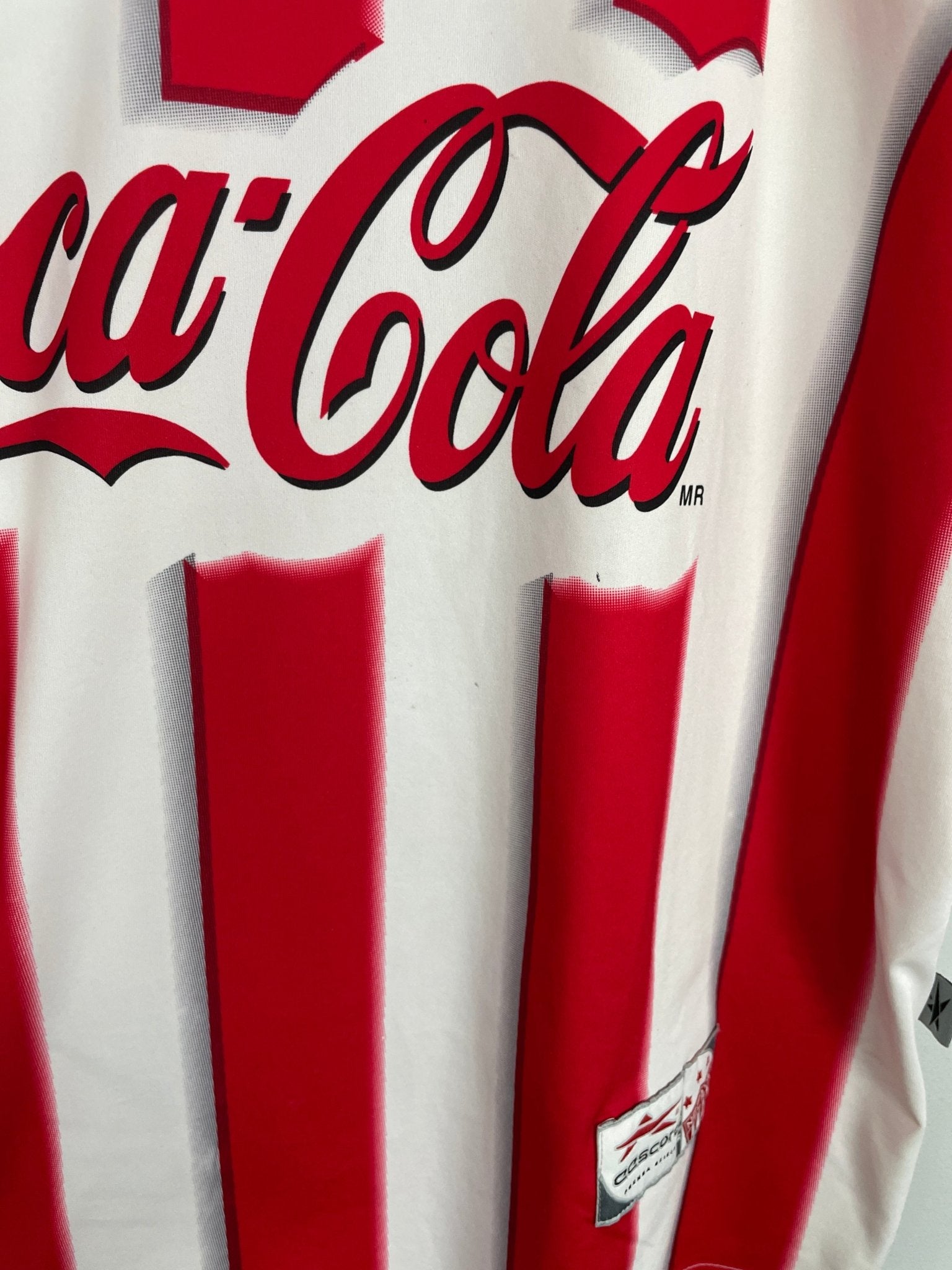 Shop 2000/01 NECAXA HOME SHIRT (L) EESCORD, classic football shirts, vintage football shirts & retro soccer jerseys at Cult Kits