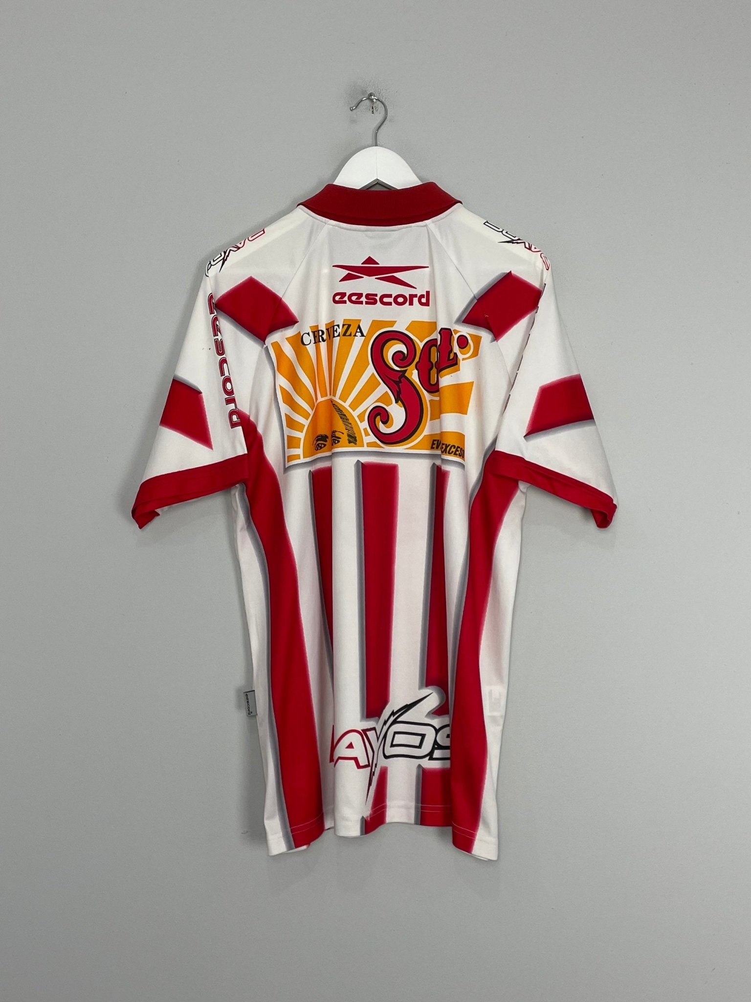 Shop 2000/01 NECAXA HOME SHIRT (L) EESCORD, classic football shirts, vintage football shirts & retro soccer jerseys at Cult Kits
