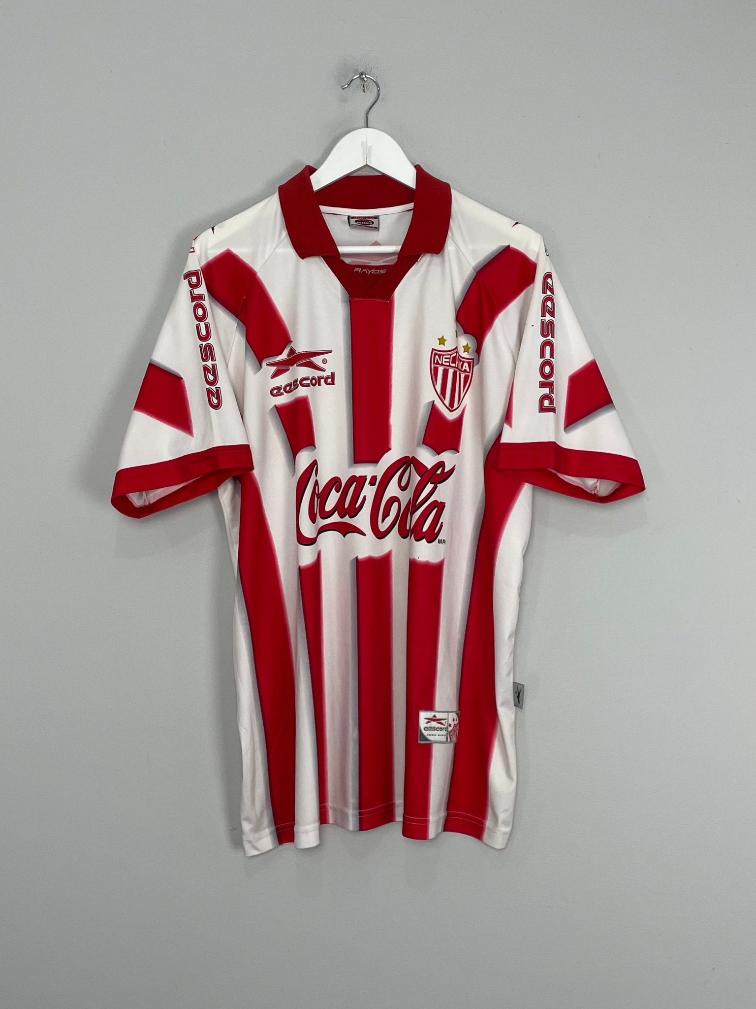 Shop 2000/01 NECAXA HOME SHIRT (L) EESCORD, classic football shirts, vintage football shirts & retro soccer jerseys at Cult Kits
