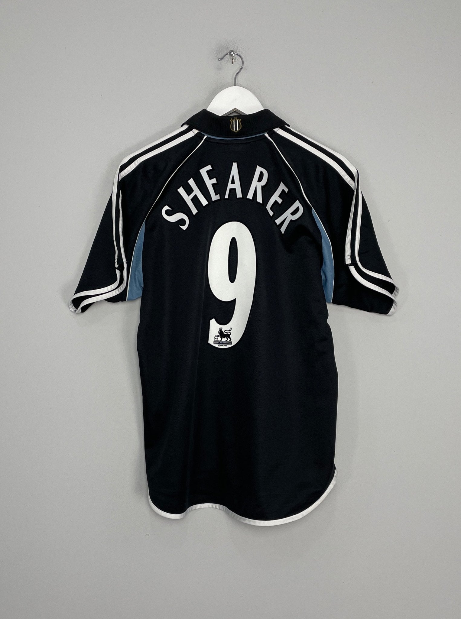 Shop 2000/01 NEWCASTLE UNITED SHEARER #9 AWAY SHIRT (S) ADIDAS, classic football shirts, vintage football shirts & retro soccer jerseys at Cult Kits