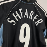 Shop 2000/01 NEWCASTLE UNITED SHEARER #9 AWAY SHIRT (S) ADIDAS, classic football shirts, vintage football shirts & retro soccer jerseys at Cult Kits