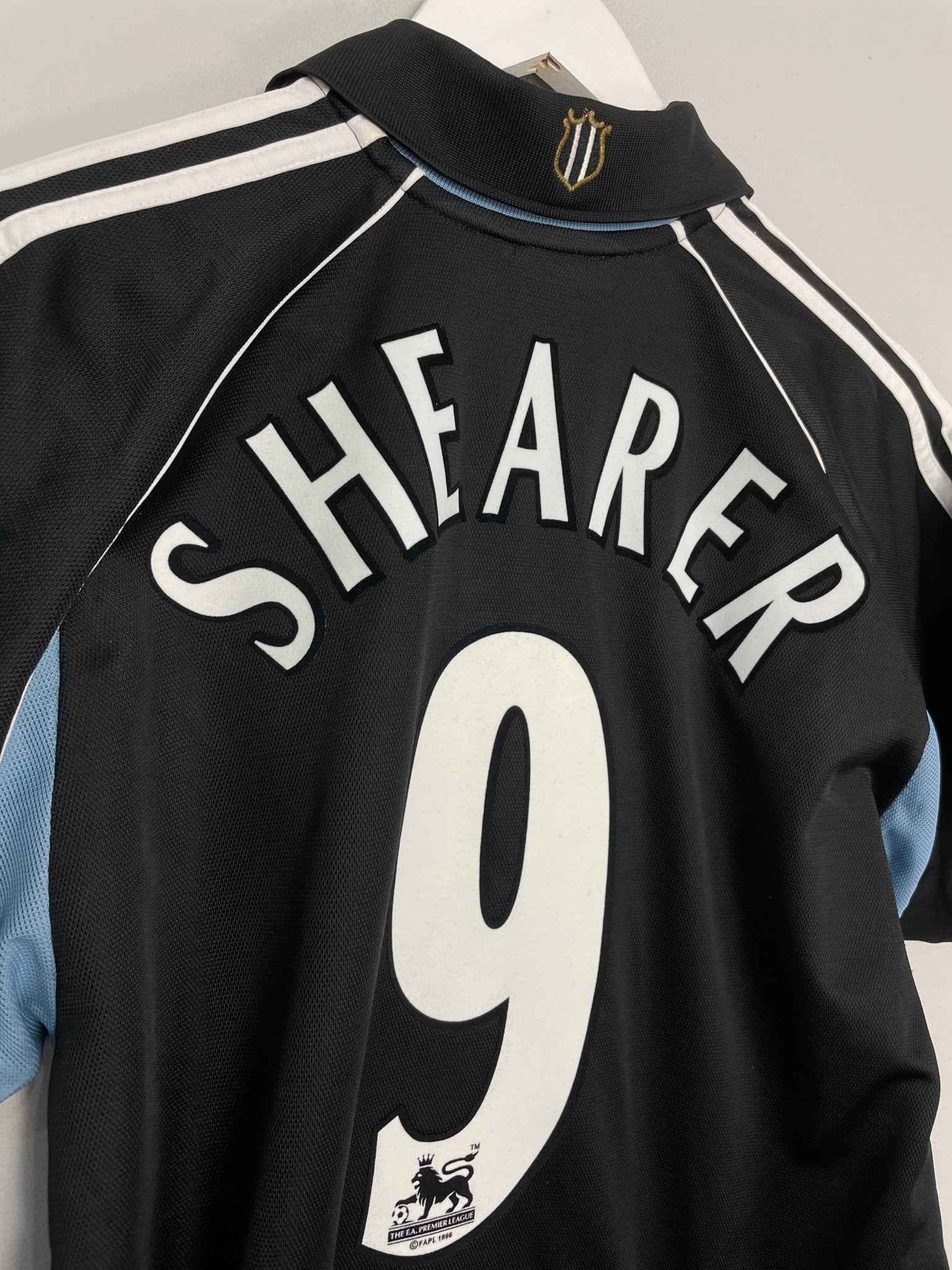 Shop 2000/01 NEWCASTLE UNITED SHEARER #9 AWAY SHIRT (S) ADIDAS, classic football shirts, vintage football shirts & retro soccer jerseys at Cult Kits