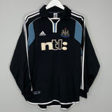 Shop 2000/01 NEWCASTLE UNITED SPEED #11 L/S AWAY SHIRT (XL) ADIDAS, classic football shirts, vintage football shirts & retro soccer jerseys at Cult Kits