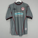 Shop 2000/01 OLYMPIAKOS AWAY SHIRT (XL) UMBRO, classic football shirts, vintage football shirts & retro soccer jerseys at Cult Kits