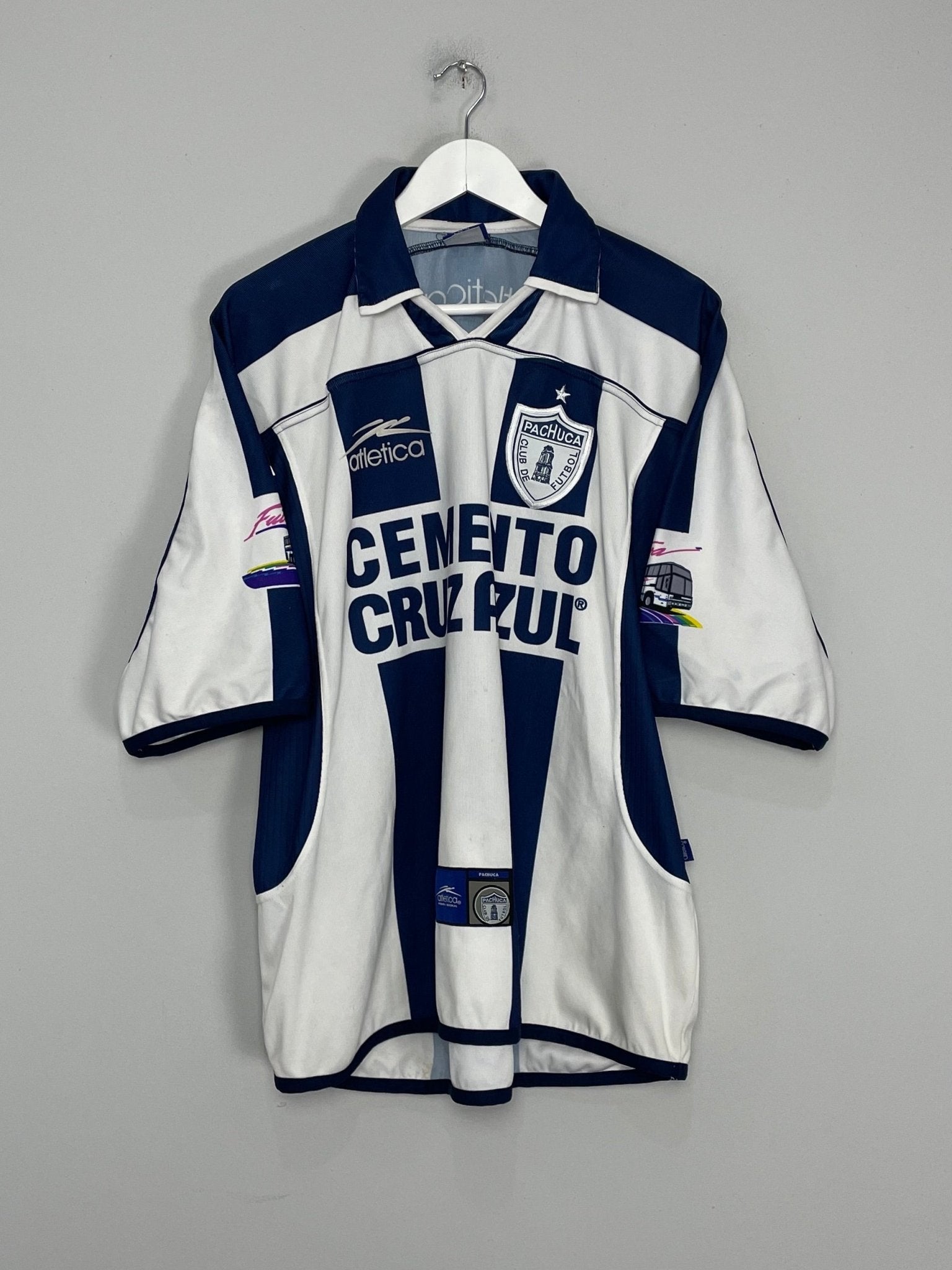 Shop 2000/01 PACHUCA HOME SHIRT (XL) ATLETICA, classic football shirts, vintage football shirts & retro soccer jerseys at Cult Kits